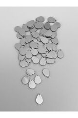 Oya, Abiye, Halhal, Bileklik, Kolye Vb. Pleksi Çekecek Damla Plastik El Işleme Pul. 20gr. Gümüş.