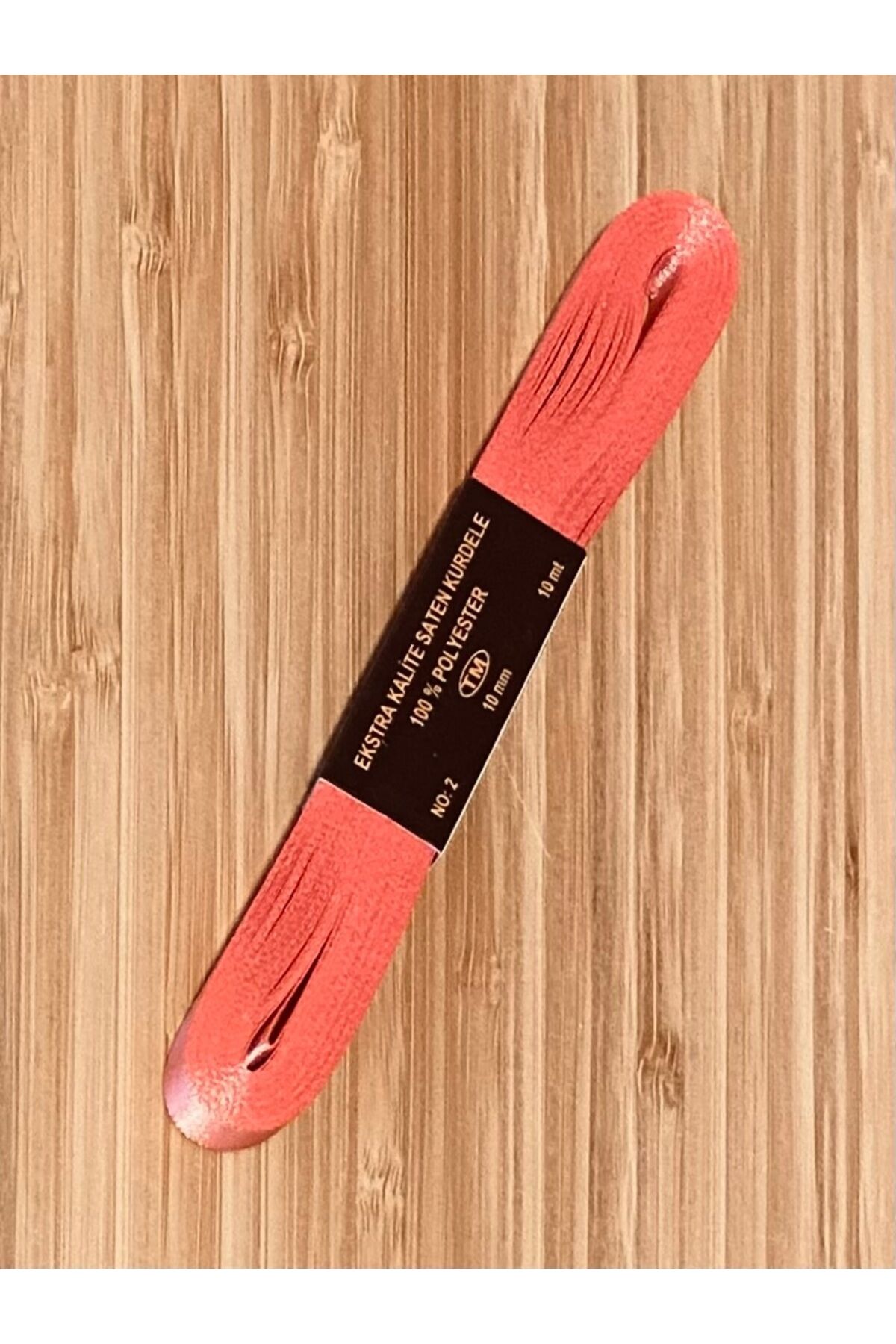 Saten Kurdele 1cm. 10metre. Renk No: 262. Yavru ağzı.