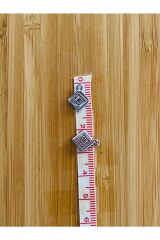 Oya, Abiye, Halhal, Bileklik, Kolye Vb. Pleksi Desenli Kare Plastik El Işleme Pul. 20gr. Gümüş.