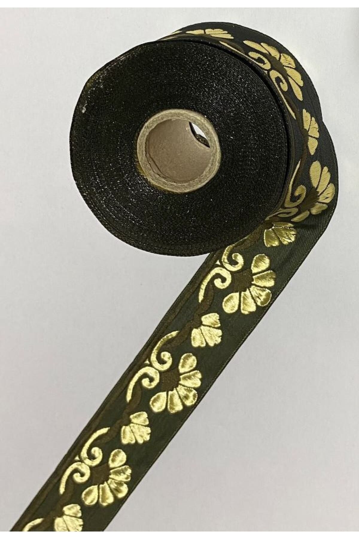 Bordür Şerit 33mmx10metre. Renk:9 Koyu Haki.