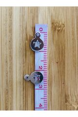 Oya, Abiye, Halhal, Bileklik, Kolye. Içi Yıldız Pleksi (KALIN) Plastik El Işleme Pul. 20gr.