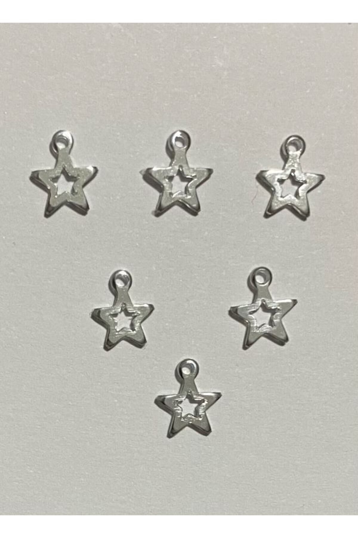 İçi Boş Yıldız. Oya, Abiye, Halhal, Bileklik, Kolye Pleksi Plastik El Işi Pul. 15gr. Tahmini 380 Ad.