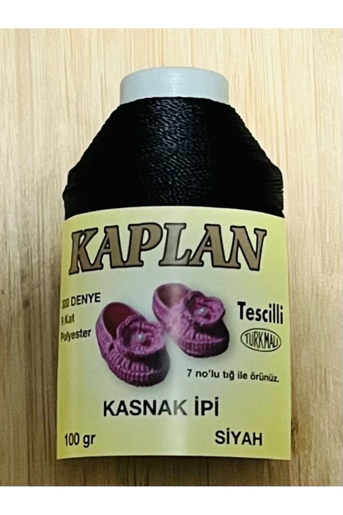 9 Kat 100 Gr Polyester Şal Örgü, Patik Ve Kasnak Ipliği Siyah