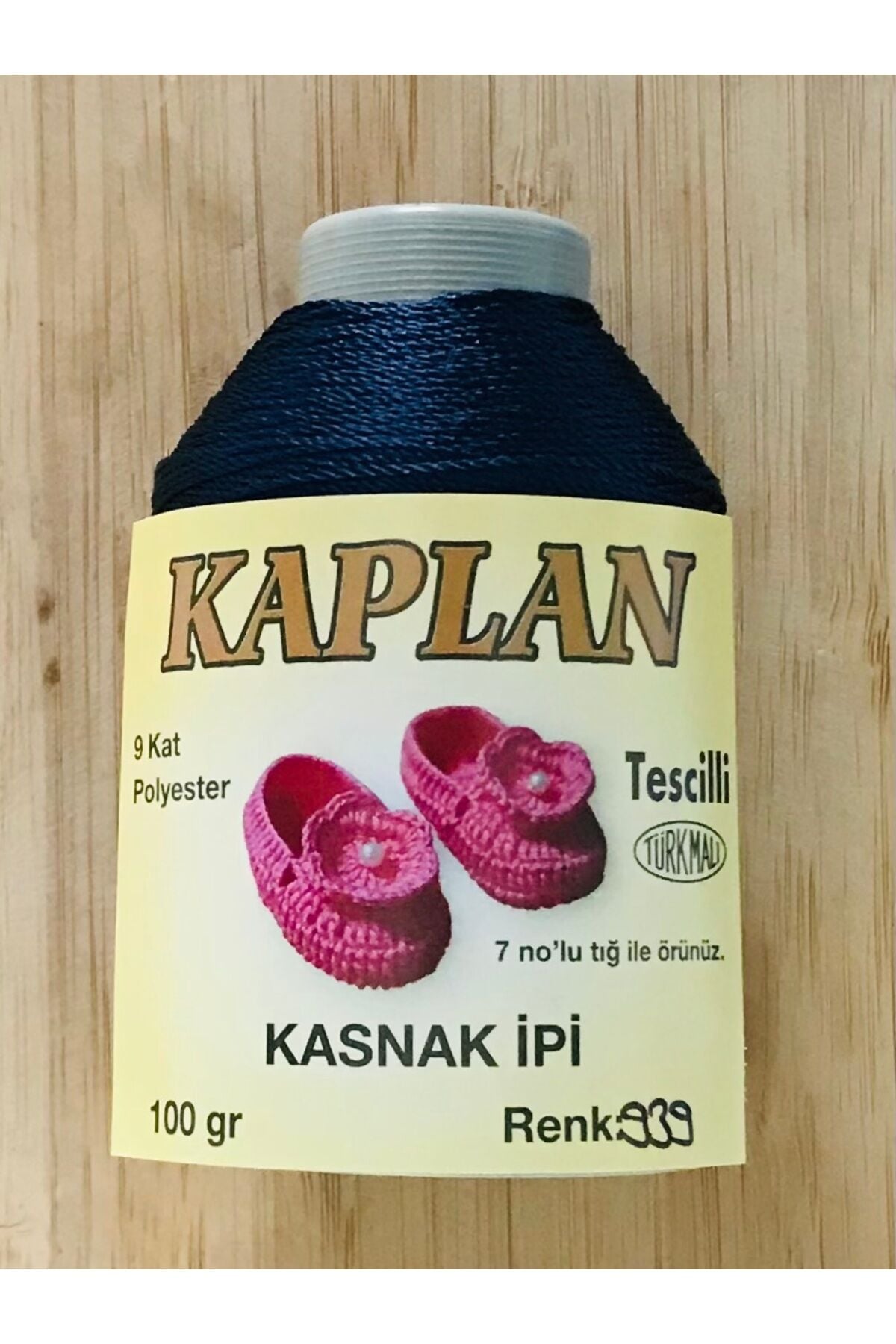 9 Kat 100 Gr Polyester Şal Örgü, Patik Ve Kasnak Ipliği Lacivert 939