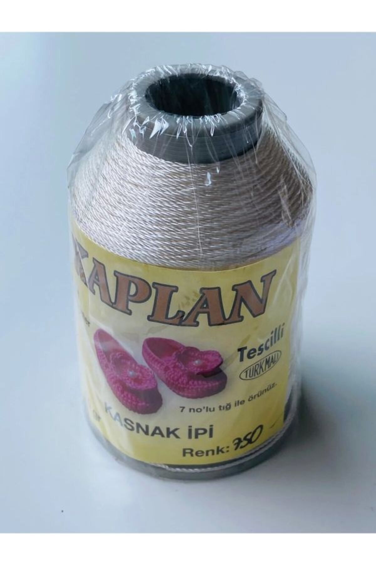9 Kat 100 Gr Polyester Şal Örgü, Patik Ve Kasnak Ipliği Krem750