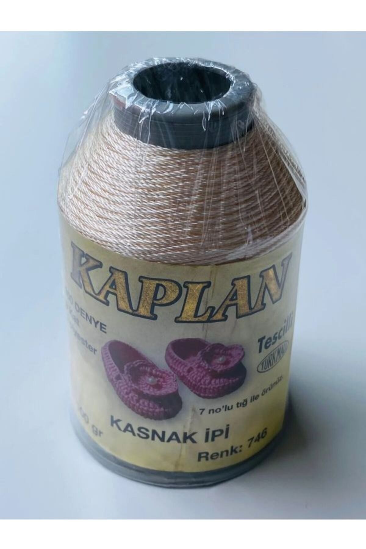 9 Kat 100 Gr Polyester Şal Örgü, Patik Ve Kasnak Ipliği Krem 746