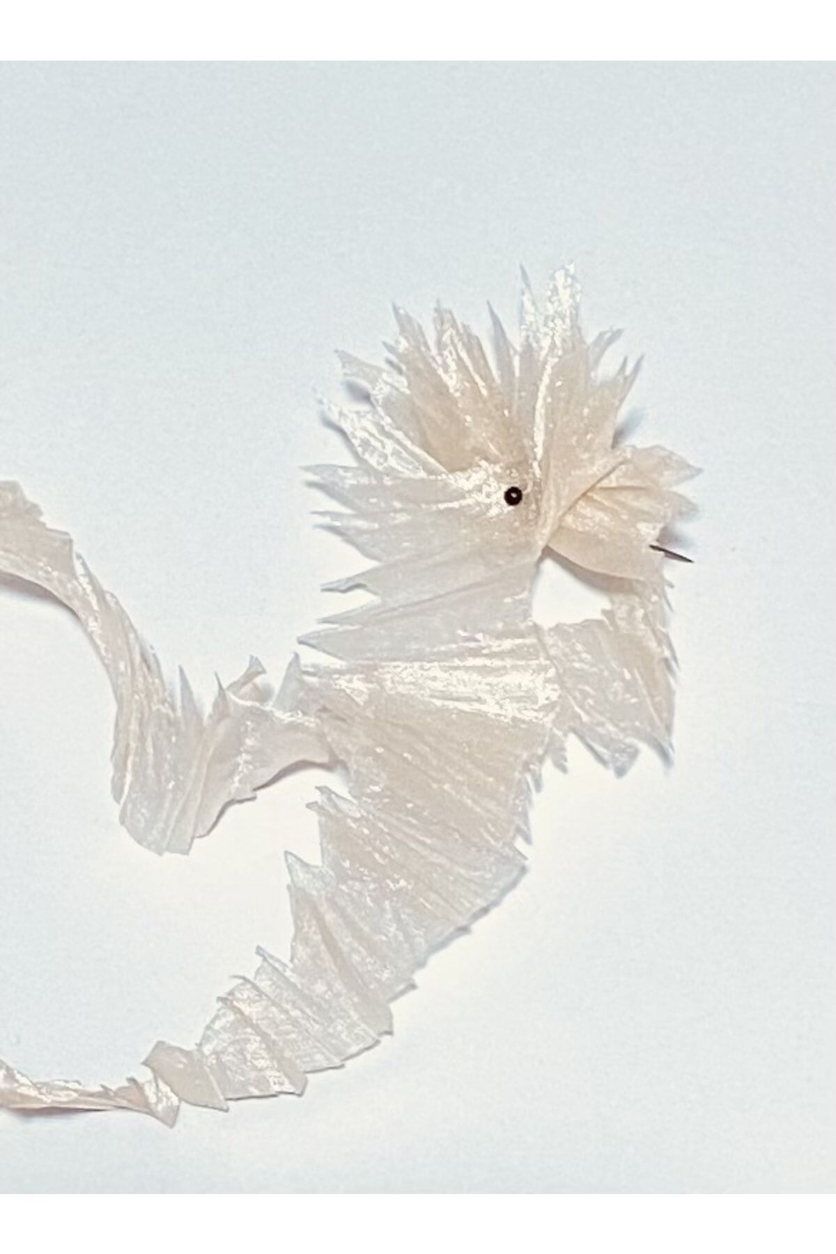 Plise Çarkıfelek Kurdele. 3.5cmx2metre. Açık Somon