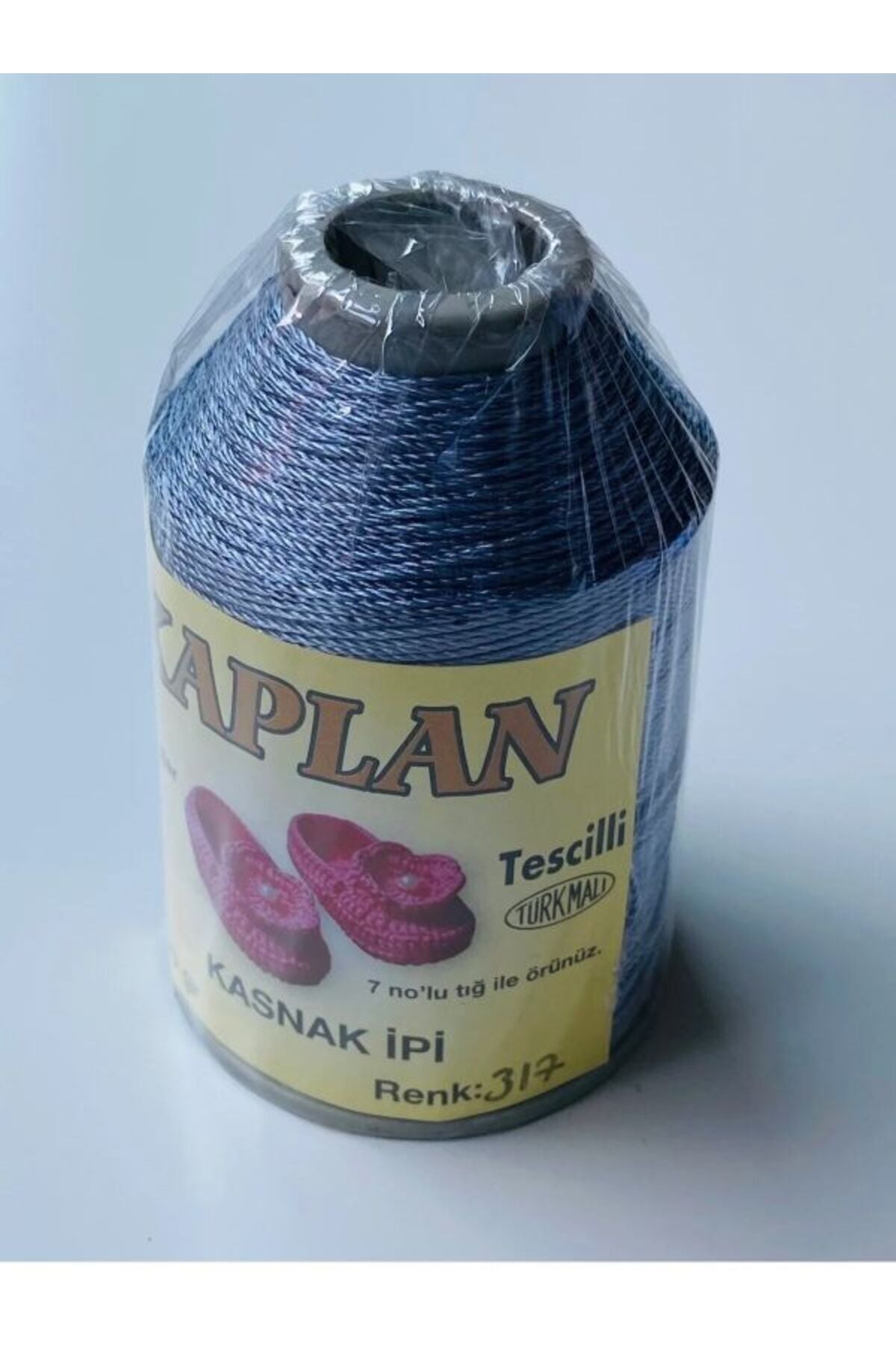 9 Kat 100 Gr Polyester Şal Örgü, Patik Ve Kasnak Ipliği Gri 317
