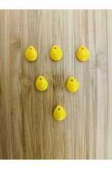 Oya, Abiye, Havlu, Takı, Örgü vb. El İşleme Plastik Gözyaşı Damla Boncuk. 25gr. Tahmini 195 Adet.