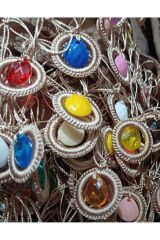 Oya, Abiye, Havlu, Takı, Örgü vb. El İşleme Plastik Gözyaşı Damla Boncuk. 25gr. Tahmini 195 Adet.