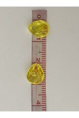 Oya, Abiye, Havlu, Takı, Örgü vb. El İşleme Plastik Gözyaşı Damla Boncuk. 25gr. Tahmini 195 Adet.