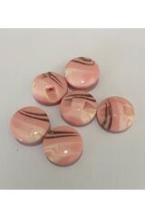 Damarlı Polyester Bebe Düğme 1.5cm 6'lı Paket