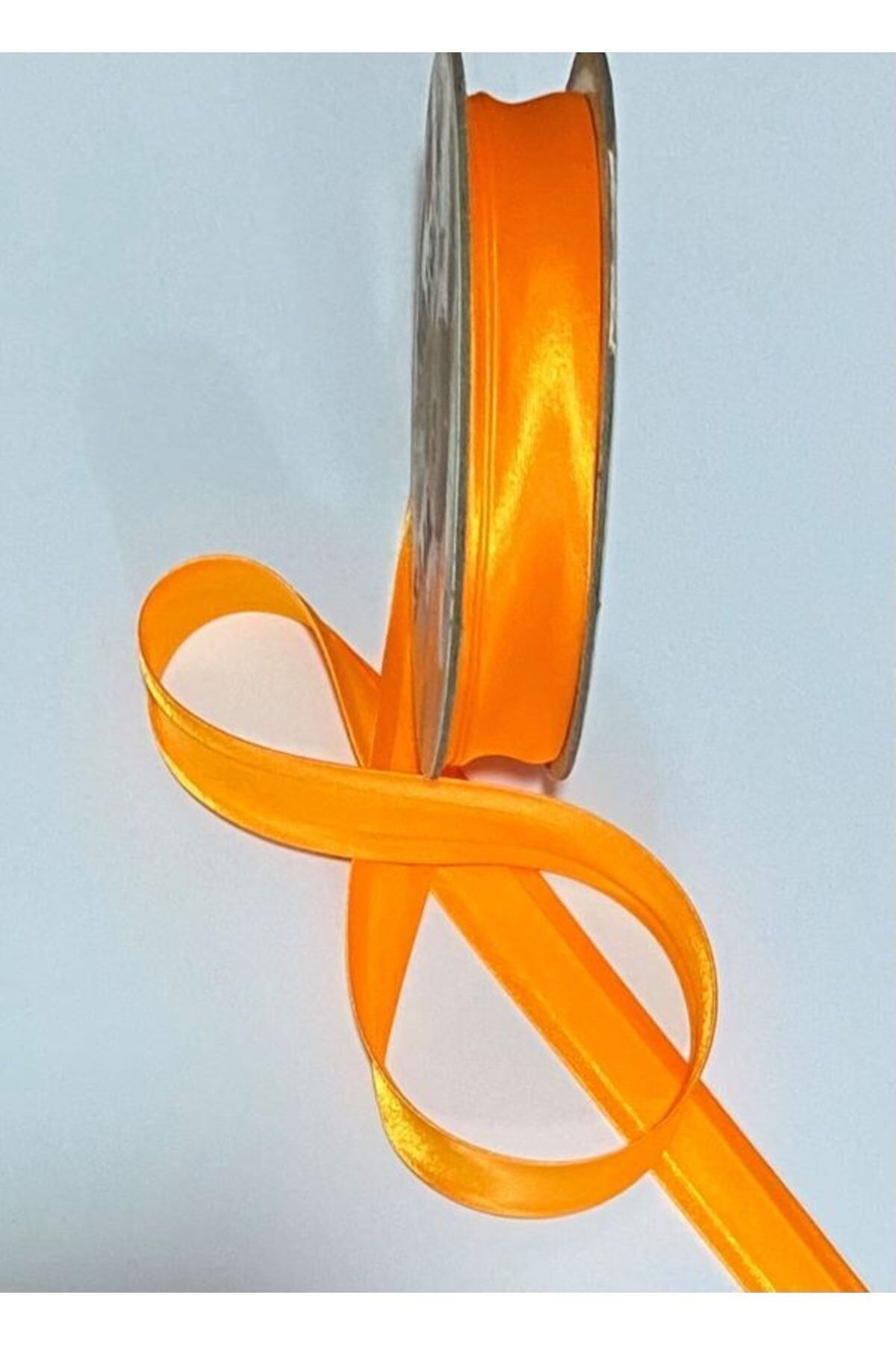 Saten Verev Biye (şerit) Turuncu. 2cm