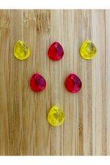 Oya, Abiye, Takı, Örgü El İşleme Plastik Gözyaşı Damla Boncuk. 25gr. Tahmini 195 Adet