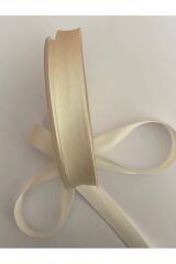 Saten Biye (şerit) Krem. 2cm. 14,5 Metre.