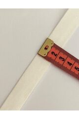 Saten Biye (şerit) Krem. 2cm. 14,5 Metre.
