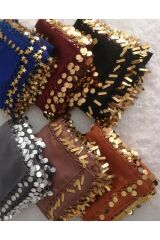 Oya, Halhal, Havlu, Halay Mendili, Abiye Akrilik Plastik Baget El Işleme Pul 20gr No;12 Renkli.