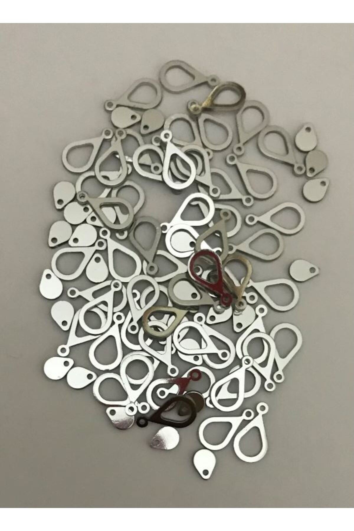 Analı Kızlı Damla. Oya, Abiye, Halhal, Bileklik, Kolye Vb. Pleksi Plastik El Işleme Pul. 20gr.