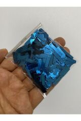 Oya, Halhal, Havlu, Halay Mendili, Abiye El Işleme Akrilik Plastik Kaplama Baget Pul. Turkuaz.