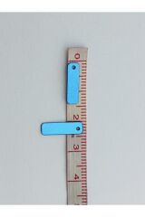 Oya, Halhal, Havlu, Halay Mendili, Abiye El Işleme Akrilik Plastik Kaplama Baget Pul. Turkuaz.