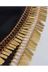 Oya, Halhal, Havlu, Halay Mendili, Abiye El Işleme Akrilik Plastik Kaplama Baget Pul. Turkuaz.