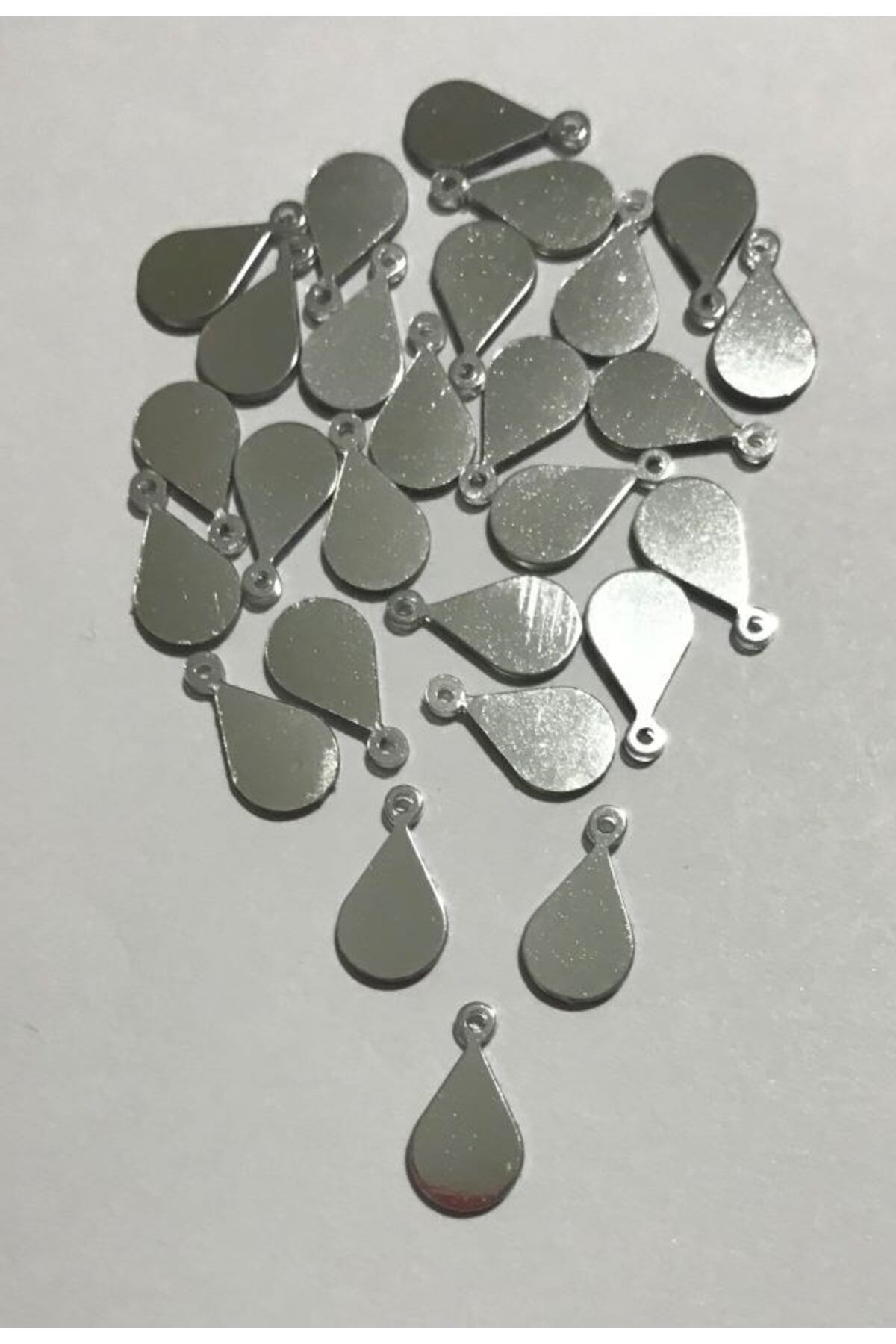 Analı Kızlı Kulplu Damla Oya, Abiye, Halhal, Bileklik, Kolye Vb. Pleksi Plastik El Işleme Pul. 20gr.