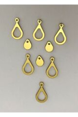 Analı kızlı Kulplu Damla. Oya, Abiye, Halhal, Bileklik, Kolye Vb. Pleksi Plastik Pul. 20gr.