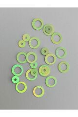 Analı Kızlı Metalik Kaplama Oya, Abiye, Havlu, Çeyizlik Vb. Plastik El Işleme Pul 15gr.