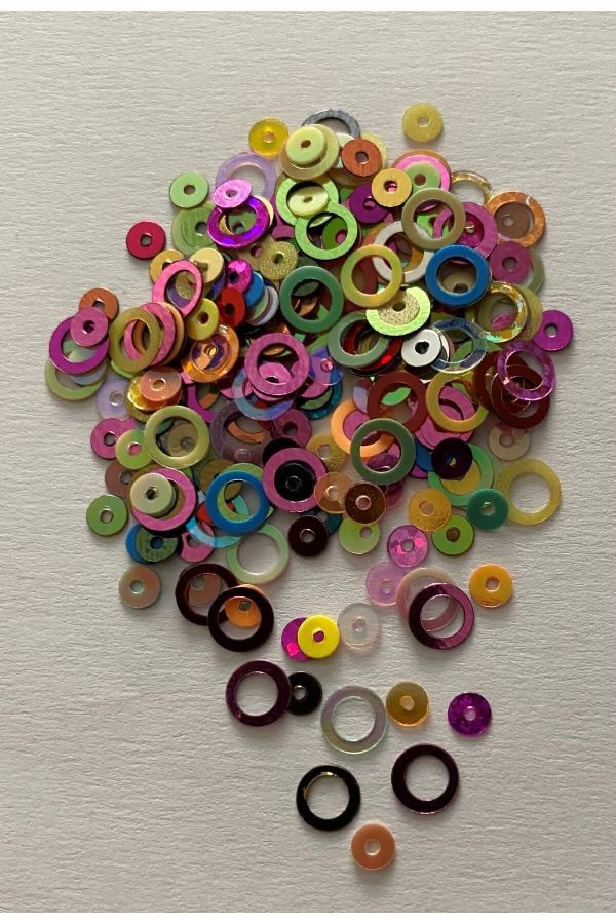 Analı Kızlı Metalik Kaplama Oya, Abiye, Havlu, Çeyizlik Vb. Plastik El Işleme Pul 15gr.