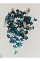 Oya, Havlu, Abiye ve Halay Mendili El İşleme Taş Görünümlü Yelpaze Plastik Pul. Renk No:1