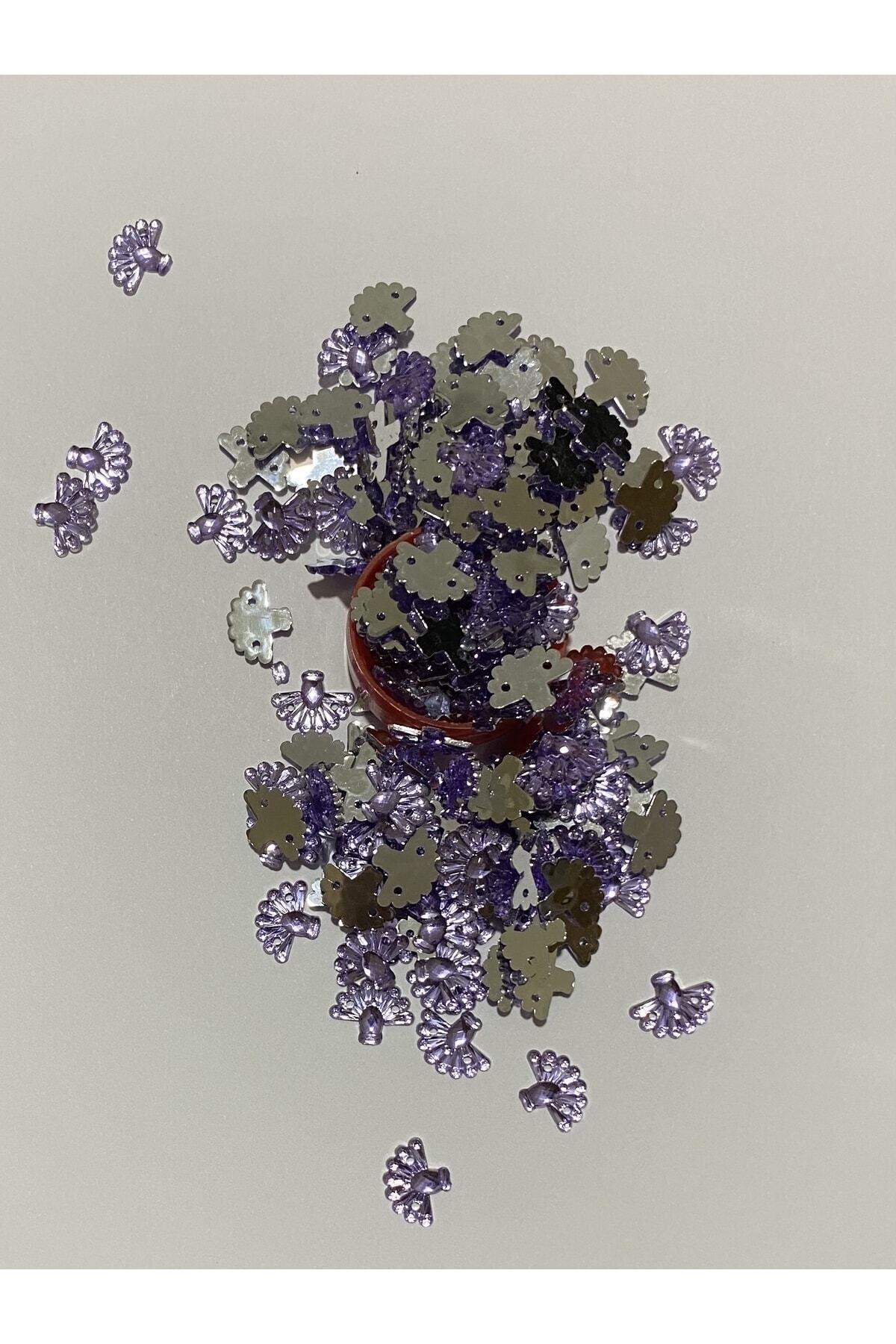 Oya, Havlu, Abiye ve Halay Mendili El İşleme Taş Görünümlü Yelpaze Plastik Pul. Renk No:13