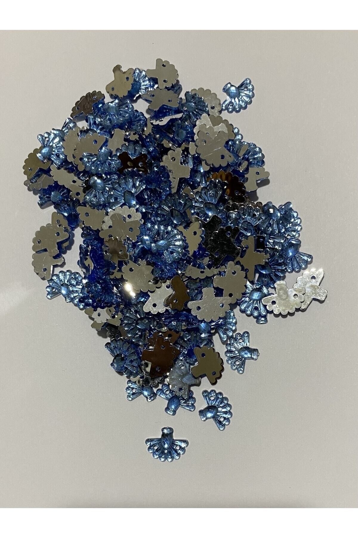 Oya, Havlu, Abiye ve Halay Mendili El İşleme Taş Görünümlü Yelpaze Plastik Pul. Renk No:15