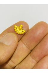 Oya, Havlu, Abiye ve Halay Mendili El İşleme Taş Görünümlü Yelpaze Plastik Pul. Renk No:9