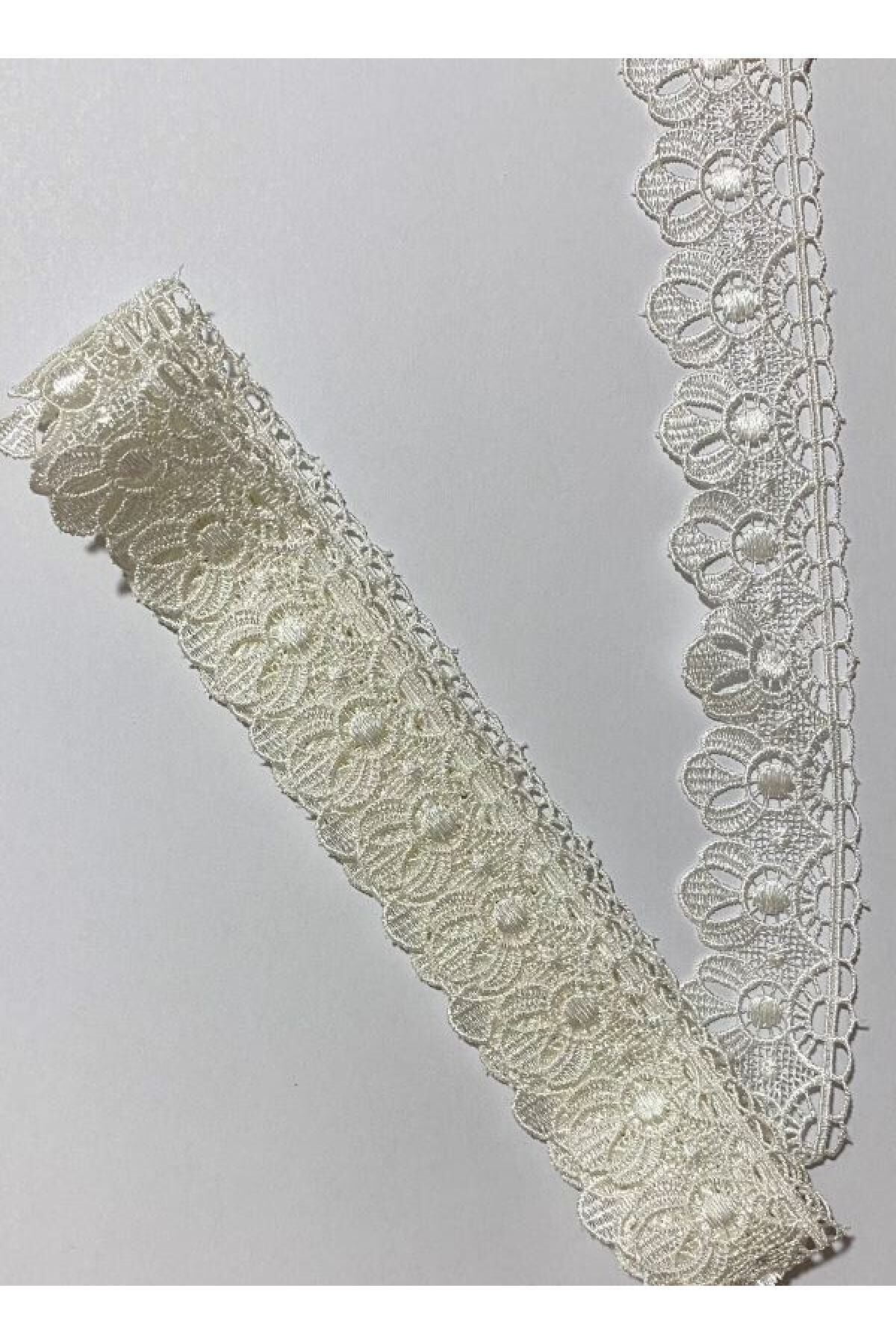 Dantel Güpür 4cmx2.3metre. Krem.