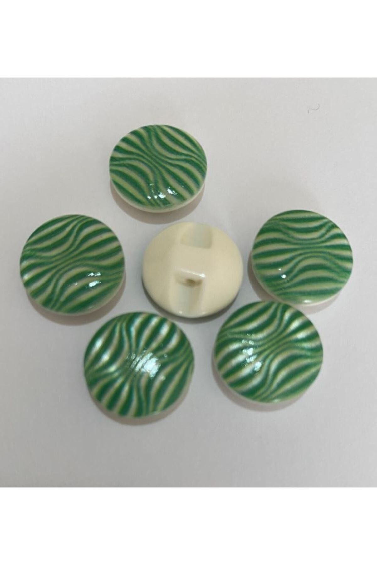 Sedef Kaplı Bebe Düğme. 1.5cm 6'lı Paket.