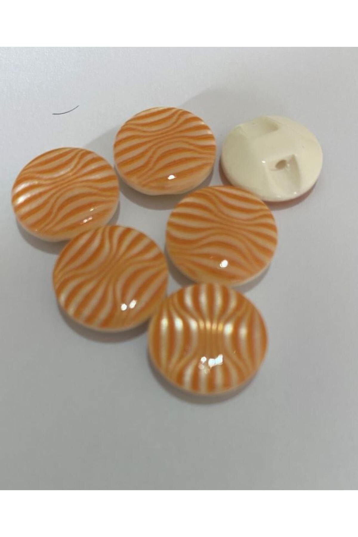 Sedef Kaplı Bebe Düğme. 1.5cm 6'lı Paket.