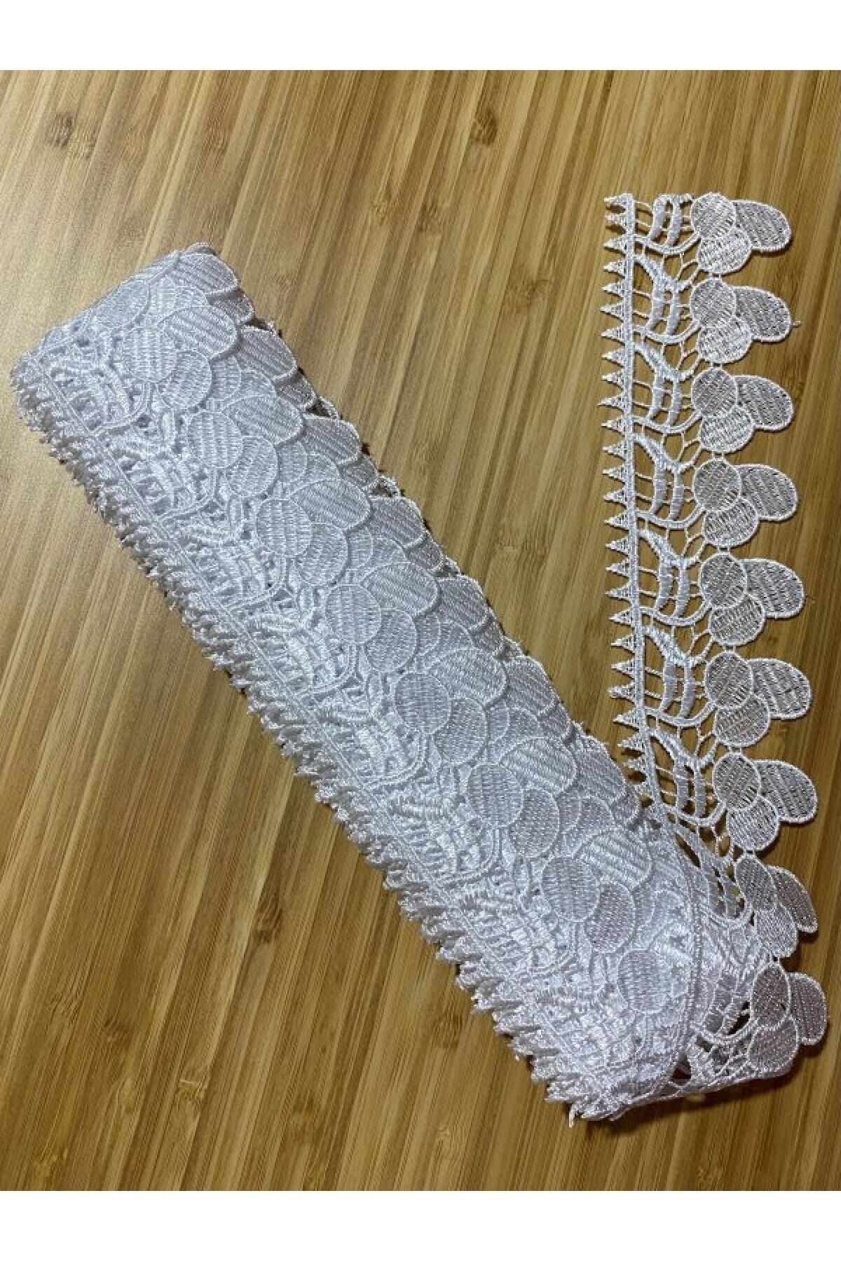 Dantel Güpür 5cmx9metre. Beyaz.