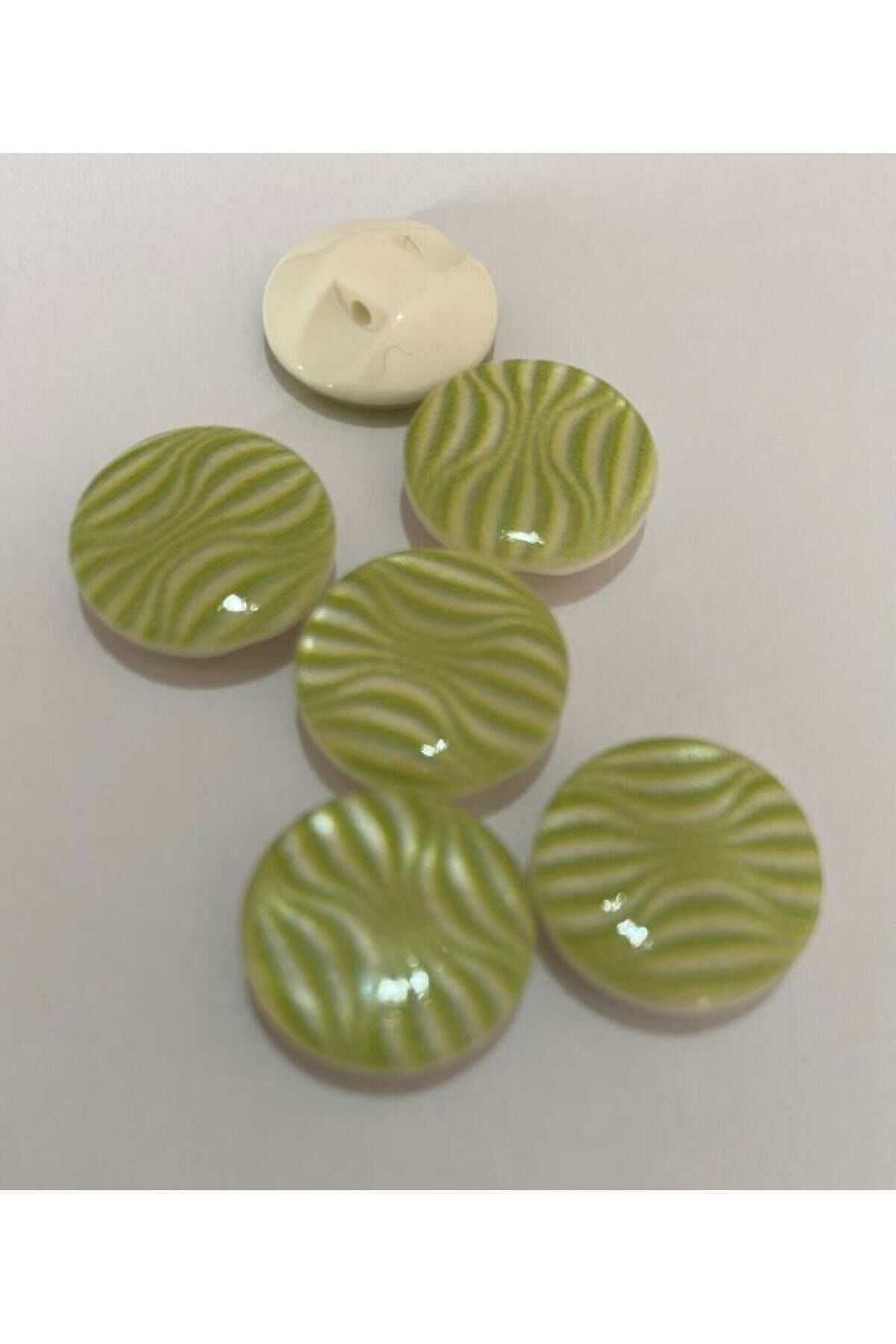 Sedef Kaplı Bebe Düğme. 1.5cm 6'lı Paket.