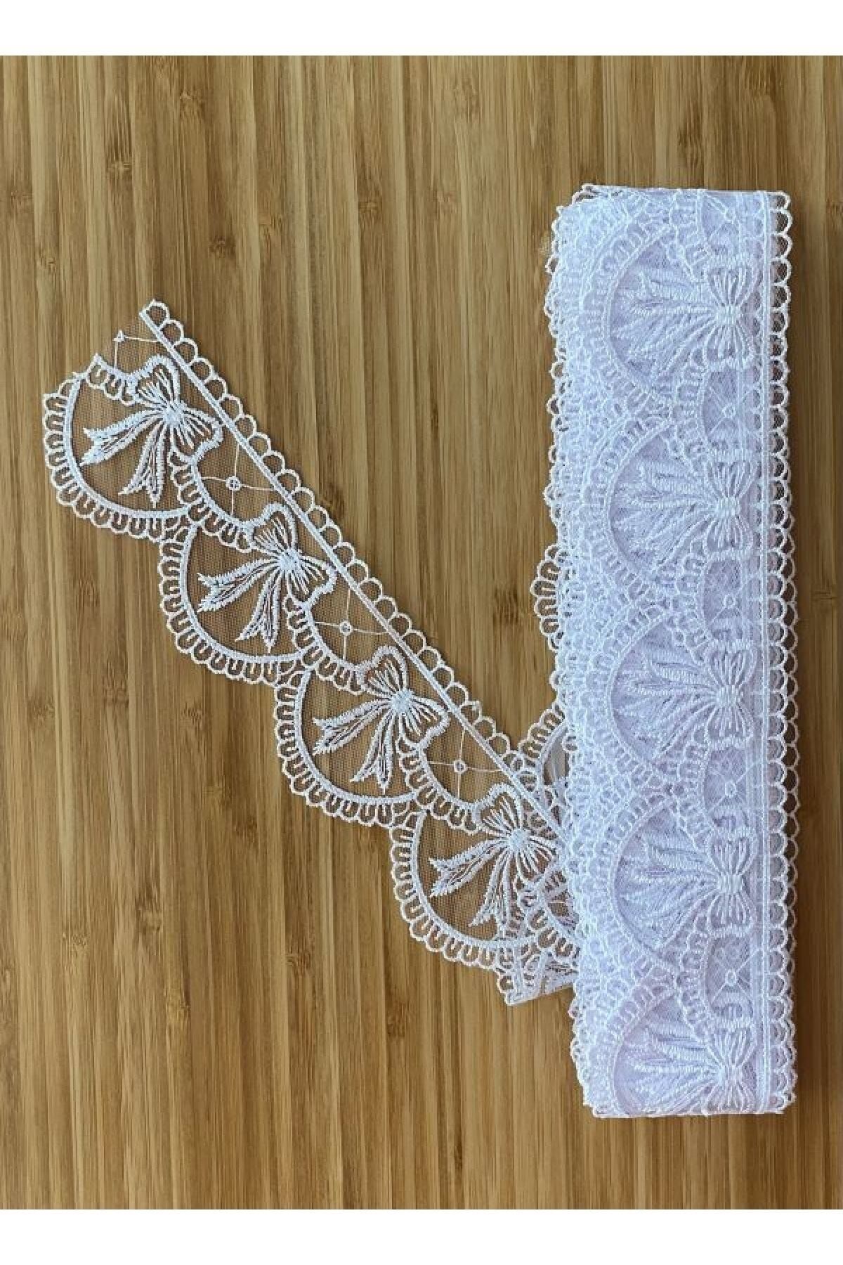 Dantel Güpür 6cmx4.2metre. Beyaz.