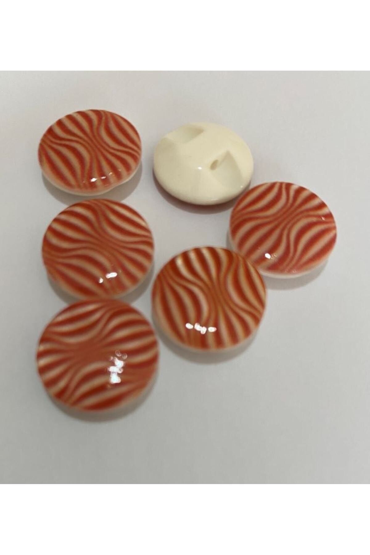 Sedef Kaplı Bebe Düğme. 1.5cm 6'lı Paket.