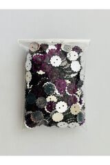 Oya, Havlu, Çeyizlik, Abiye Giyim Taş Görünümlü Plastik pul. 1cm. 25gr. Tahmini 275-295 Adet arası.