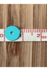 Orta Delikli Plastik Metalik Kaplama Yazma, Abiye Ve Çeyizlik El Işleme Pul. 20gr. 1115-1120 Adet.