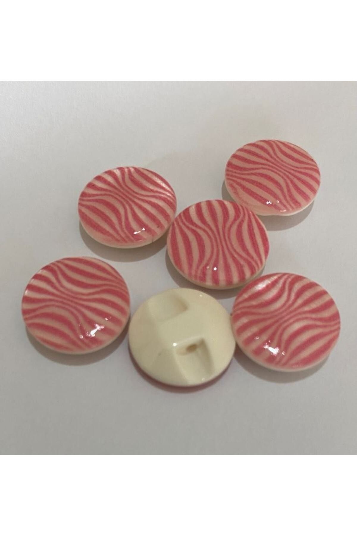 Sedef Kaplı Bebe Düğme. 1.5cm 6'lı Paket.