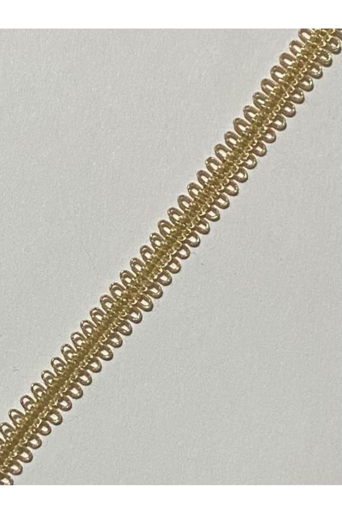 Sedef Pıtırcık El Işleme Kurdele. 5 Metre. Kapiçino.