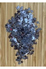 Yıldız Metalik Kaplama Plastik Yazma, Abiye, Çeyizlik Vb El Işleme Plastik Pul.15gr. 1080-1085adet.