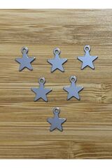 Yıldız Metalik Kaplama Plastik Yazma, Abiye, Çeyizlik Vb El Işleme Plastik Pul.15gr. 1080-1085adet.