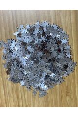 Yıldız Metalik Kaplama Plastik Yazma, Abiye, Çeyizlik Vb El Işleme Plastik Pul.15gr. 1080-1085adet.