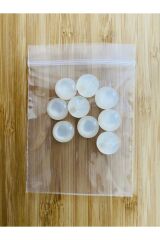 Sedefli Yarım Inci Düğme 1.3cm 10'lu Paket. Su Yeşili.