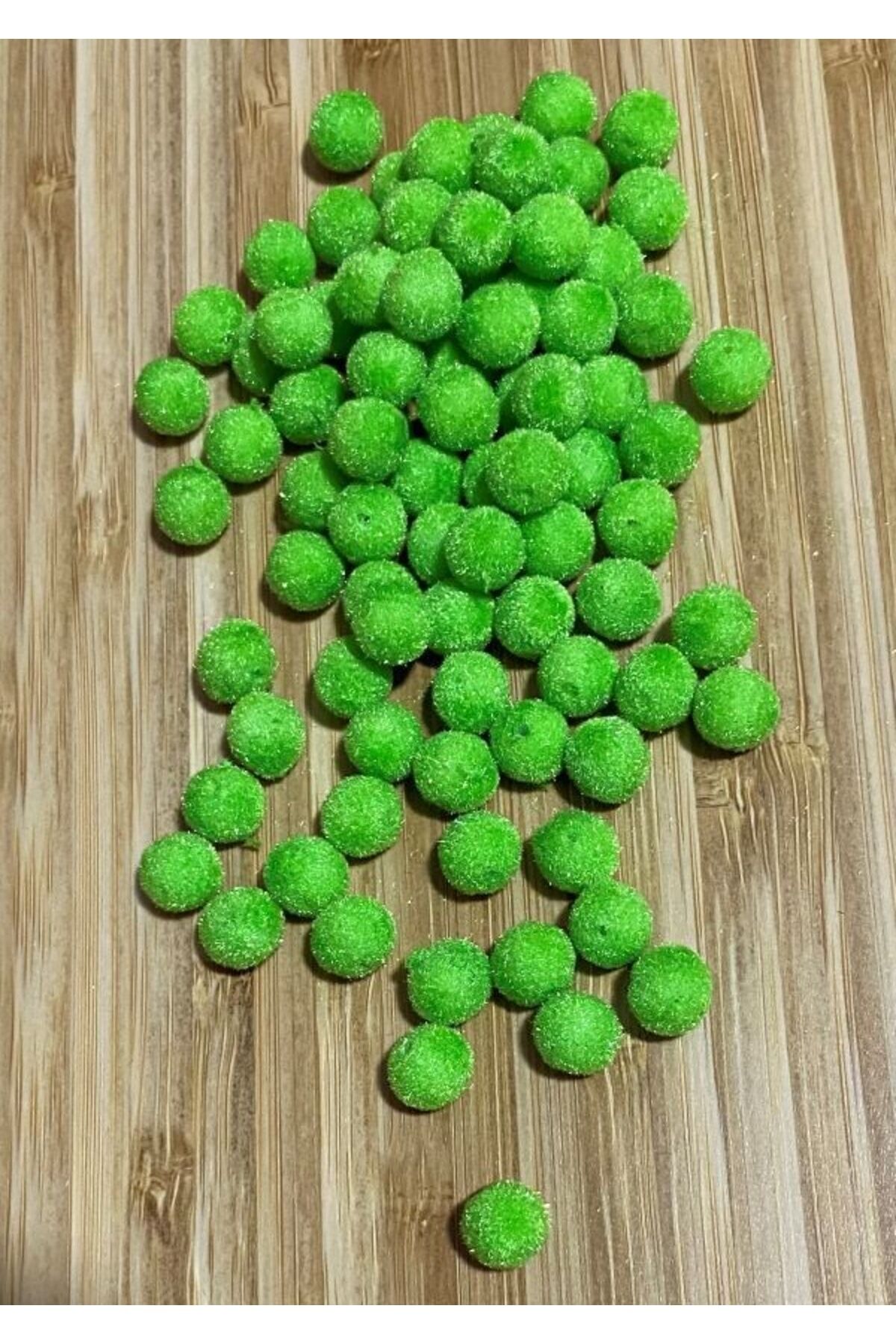 Kadife Boncuk 25gr. 8mm. Pkt Içi tahmini 80-85 Adet civarında. Yeşil.