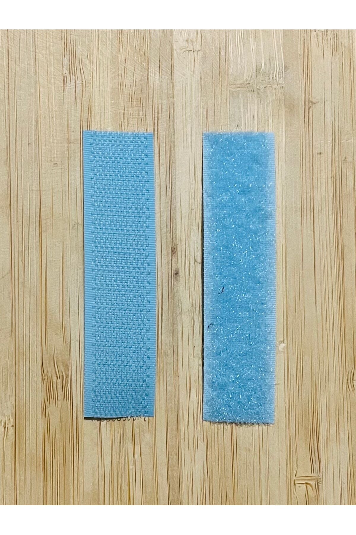 2 cm Mavi Cırt Güçlü Cırtlı Bant 1 metre.